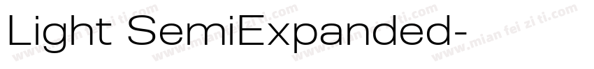 Light SemiExpanded字体转换